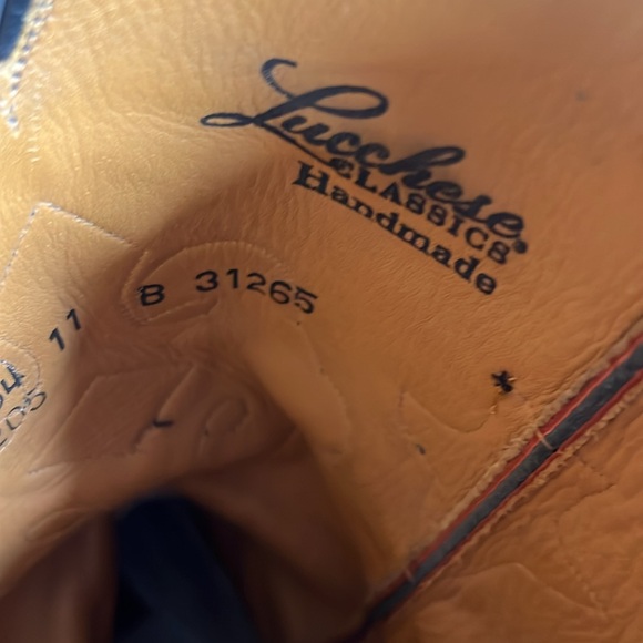 Men’s Lucchese ostrich boots - Picture 4 of 6